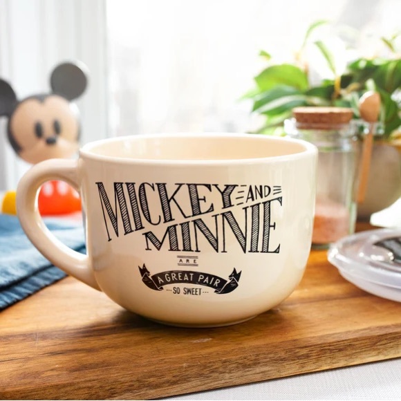 Mickey & Minnie Mouse Ceramic Soup Mug - Picture 8 of 16